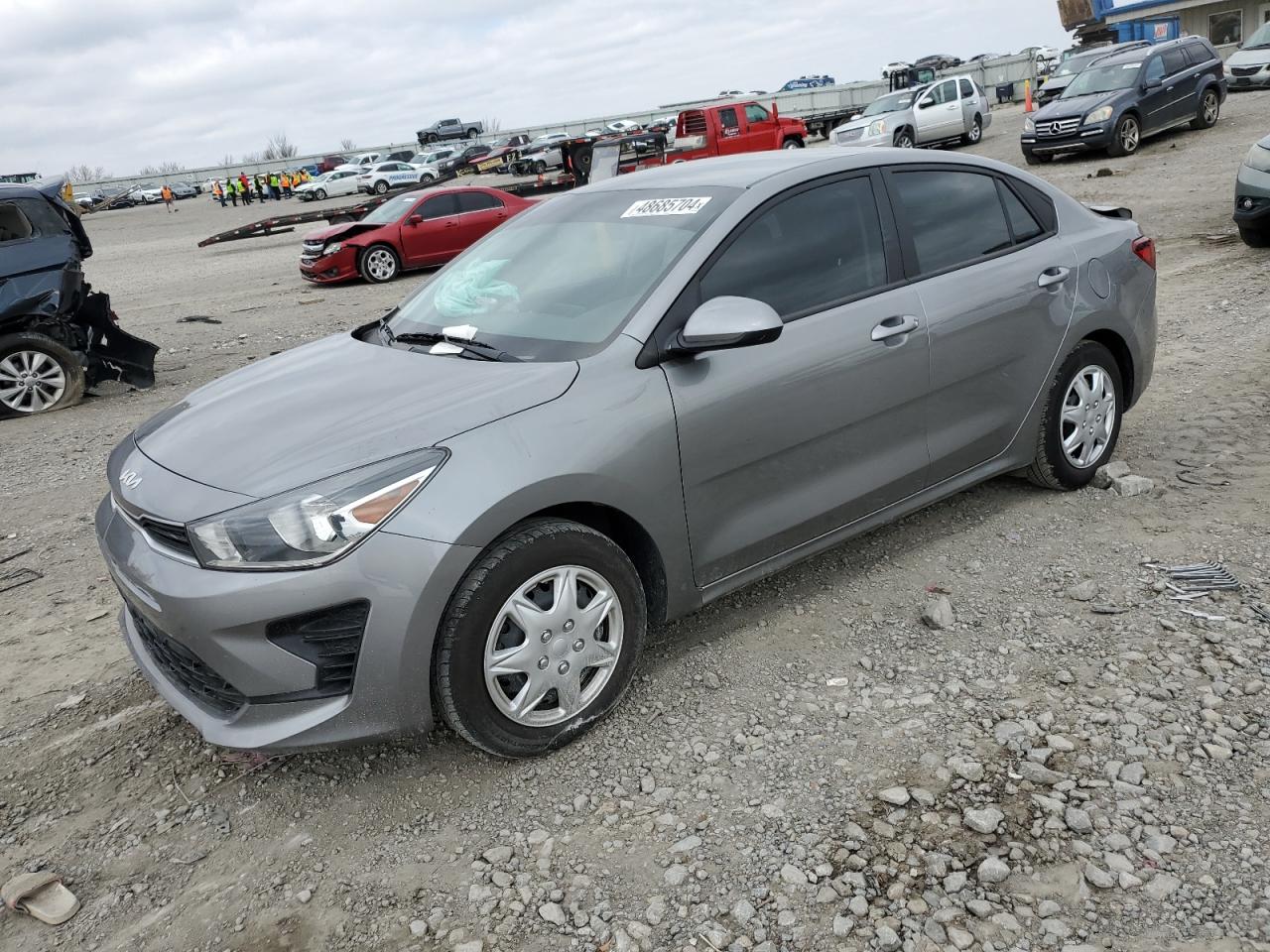 2022 KIA RIO LX VIN:3KPA24AD4NE435741