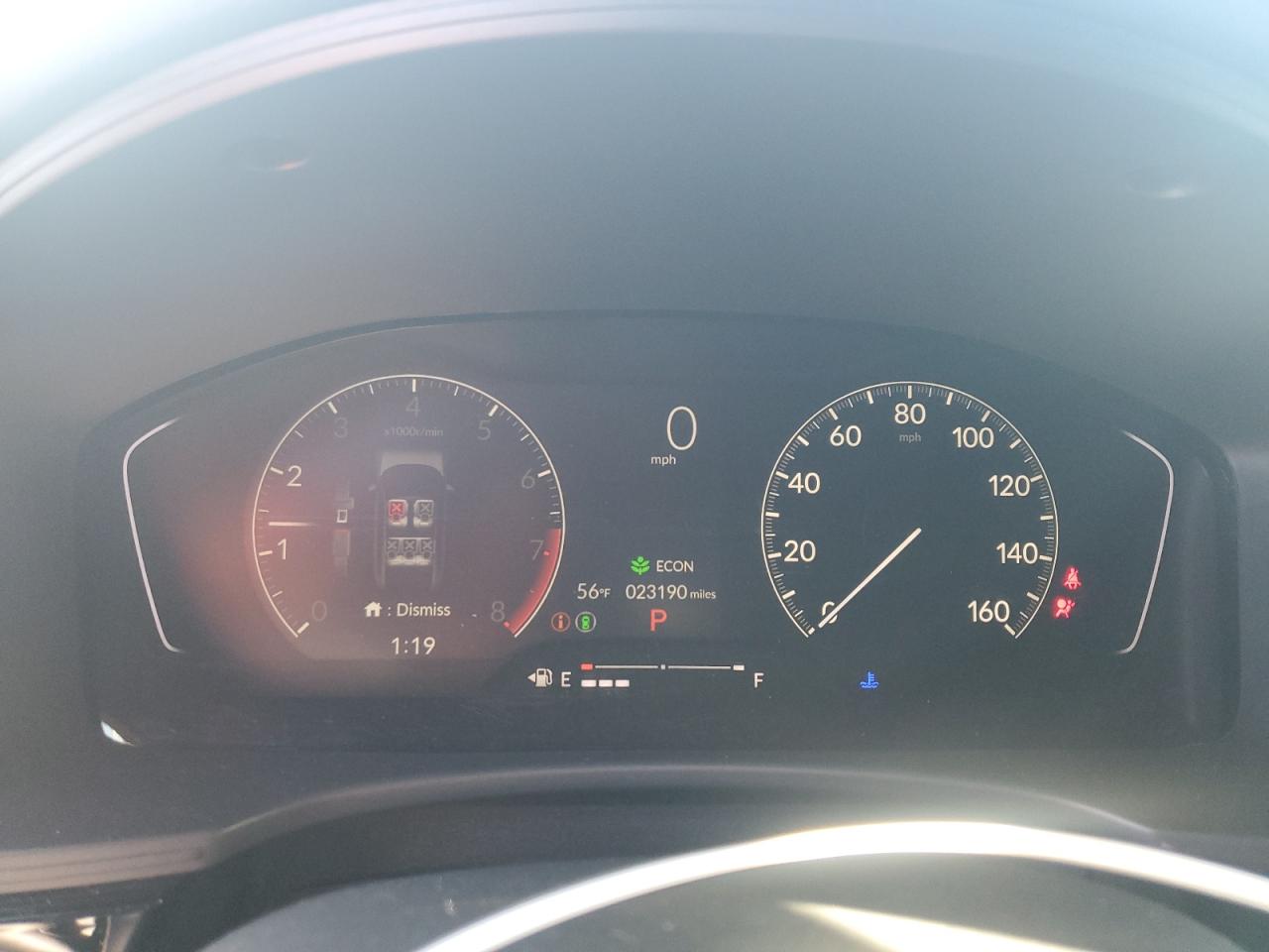 2023 HONDA CIVIC SPORT VIN:19XFL2H84PE007946