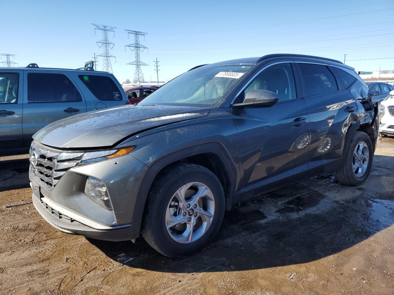 2022 HYUNDAI TUCSON SEL VIN:5NMJBCAE1NH067787