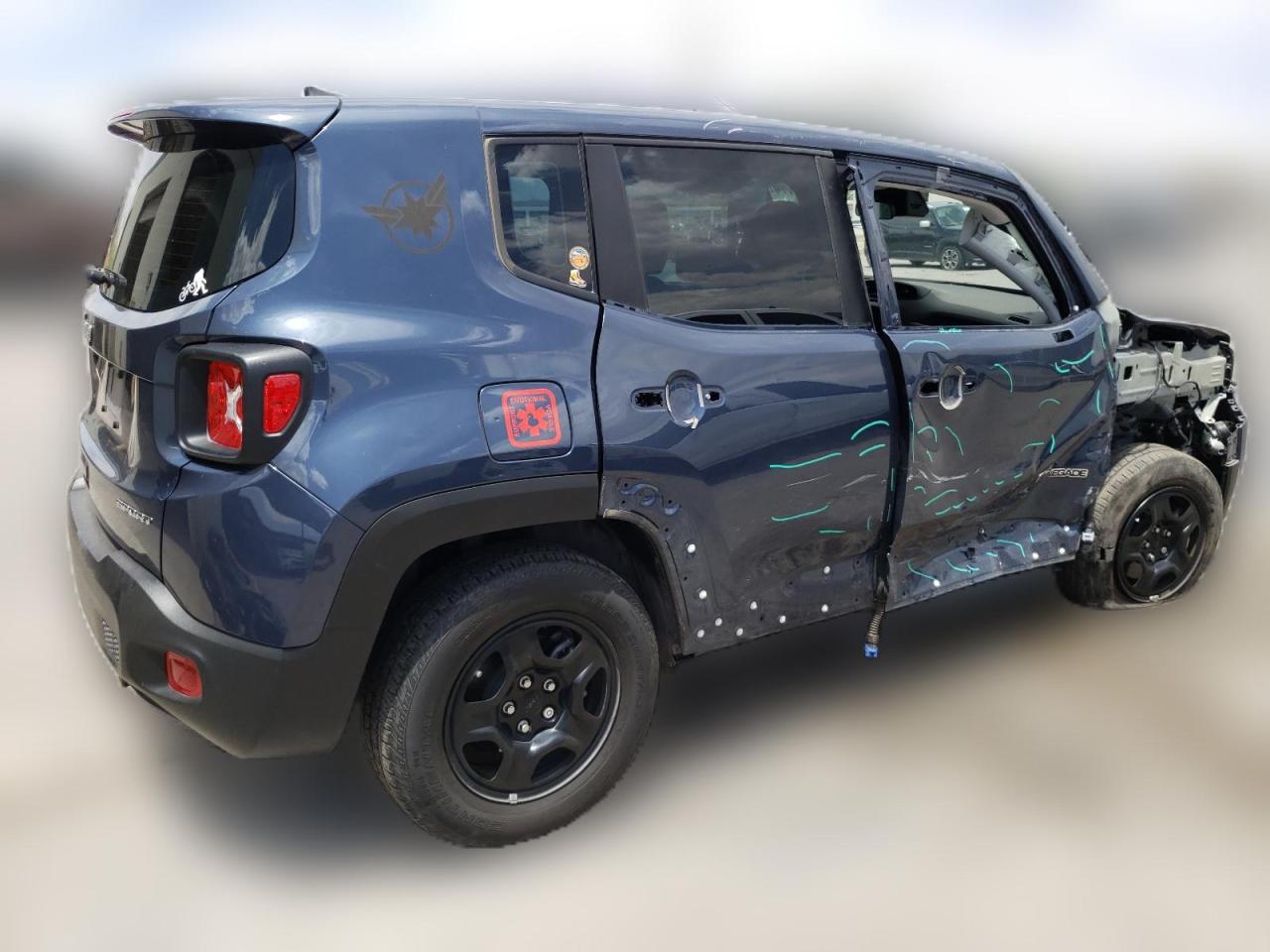 2022 JEEP RENEGADE SPORT VIN:ZACNJDA15NPN68244