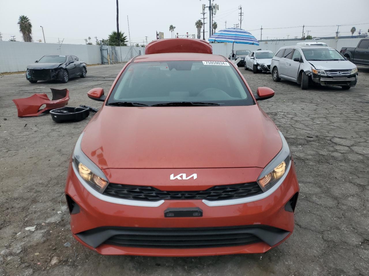 2022 KIA FORTE FE VIN:3KPF24AD8NE491591