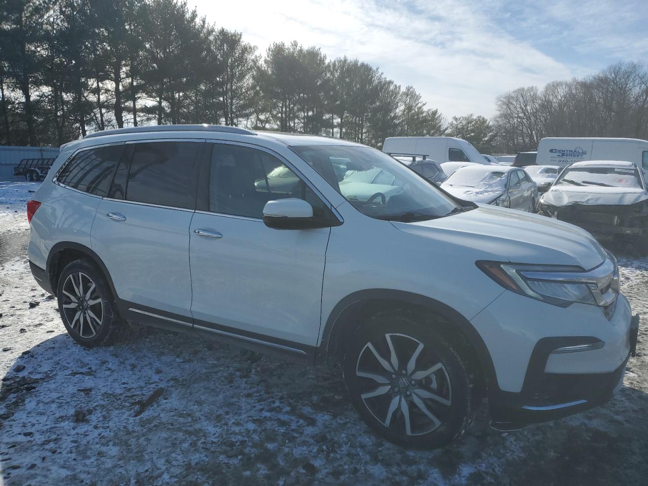 2022 HONDA PILOT TOURING VIN:5FNYF6H98NB011117