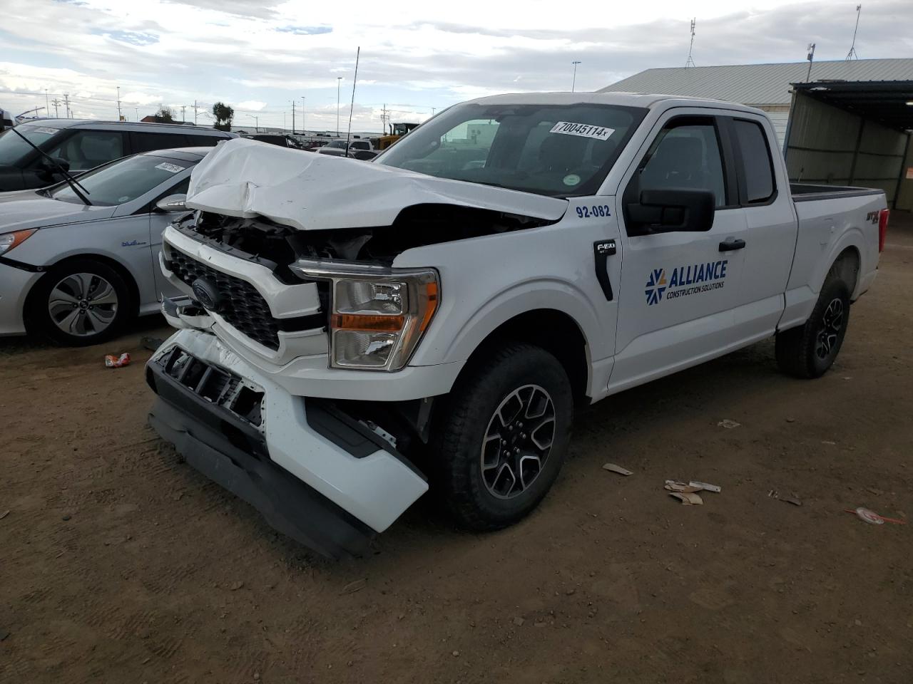 2022 FORD F150 SUPER CAB VIN:1FTFX1E84NKE39174