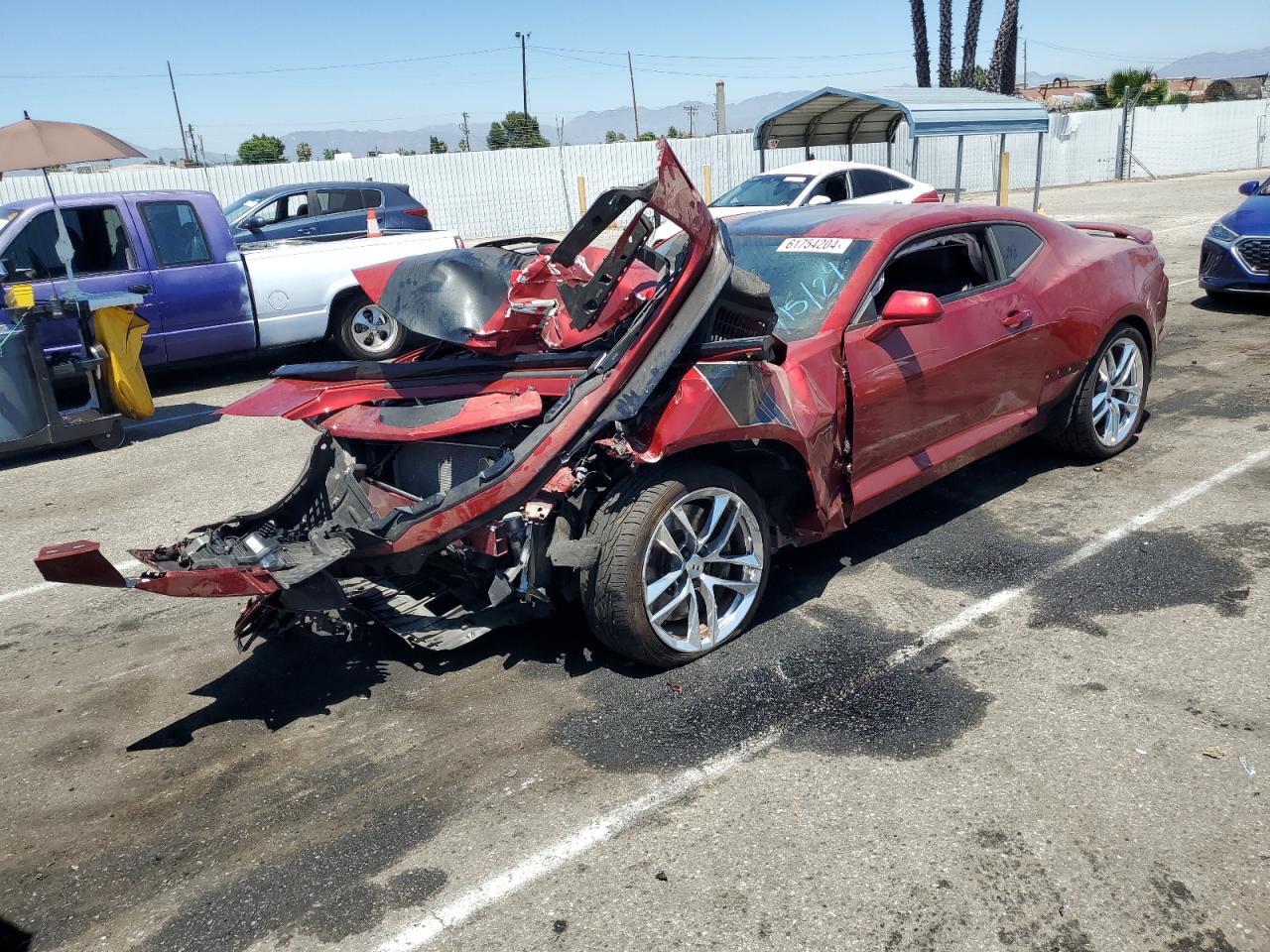 2022 CHEVROLET CAMARO SS VIN:1G1FH1R70N0106652