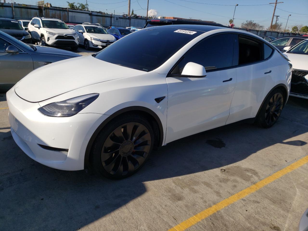 2022 TESLA MODEL Y  VIN:7SAYGDEF9NF551106