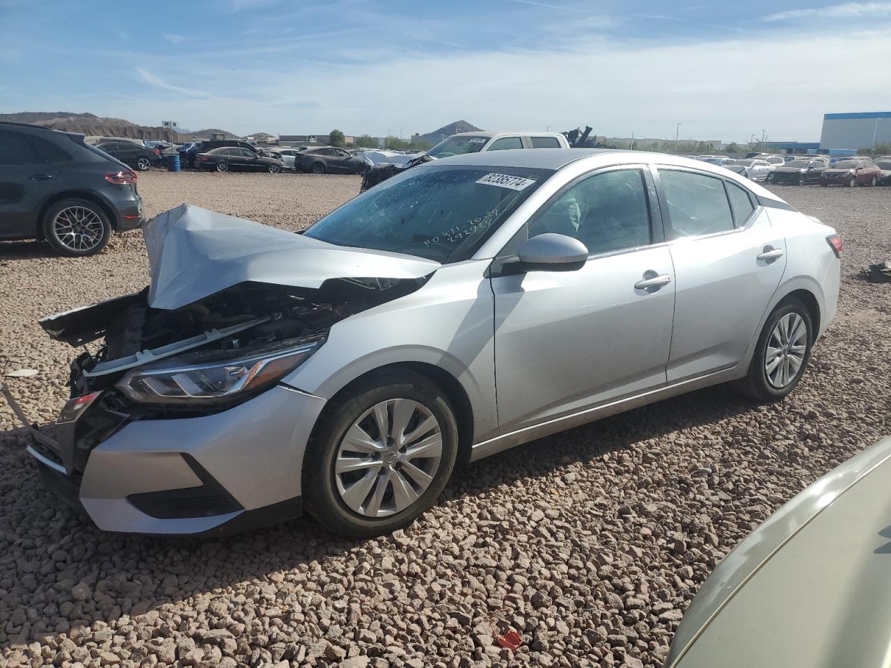 2022 NISSAN SENTRA S VIN:3N1AB8BV8NY292924