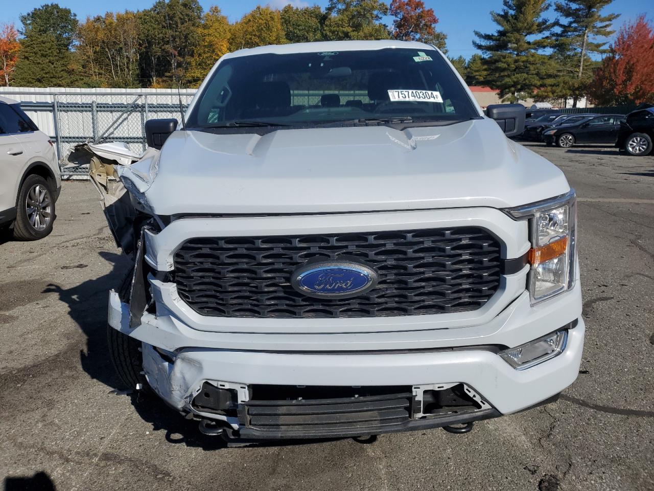 2022 FORD F150 SUPER CAB VIN:1FTFX1E5XNKF18418