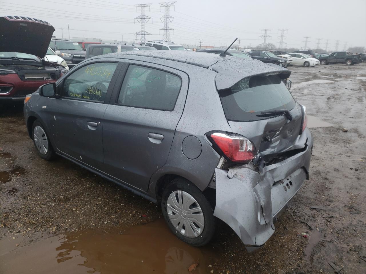 2023 MITSUBISHI MIRAGE ES VIN:ML32AUHJ7PH000571