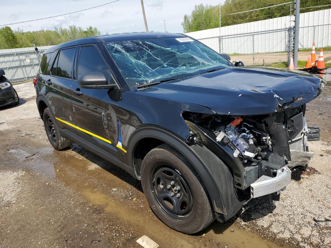 2022 FORD EXPLORER POLICE INTERCEPTOR VIN:1FM5K8AW2NNA08513