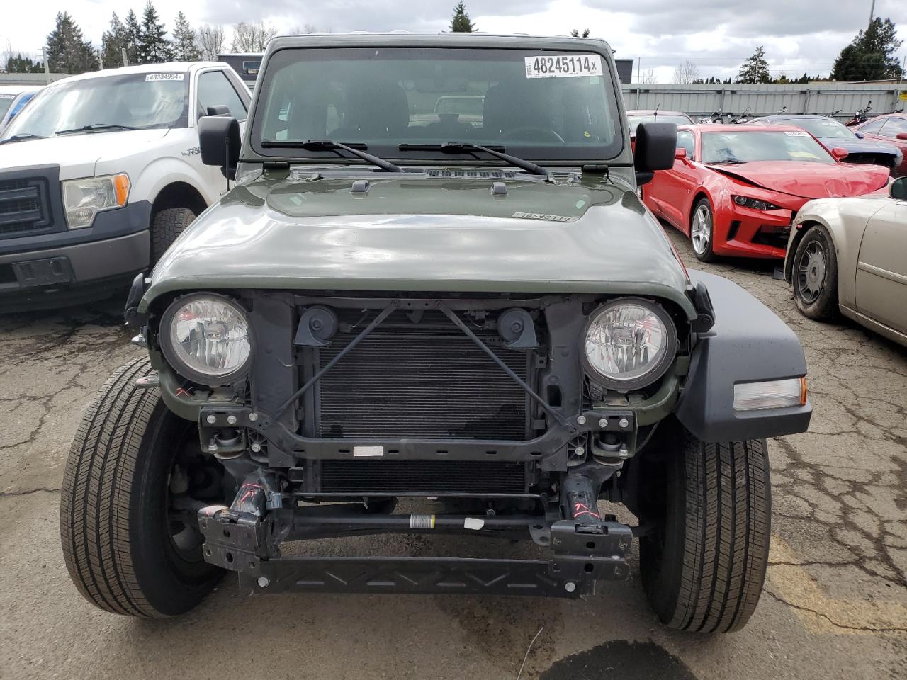 2022 JEEP WRANGLER UNLIMITED SPORT VIN:1C4HJXDM4NW195983