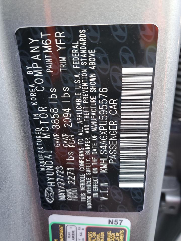 2023 HYUNDAI ELANTRA SEL VIN:1GCCS19H238204410