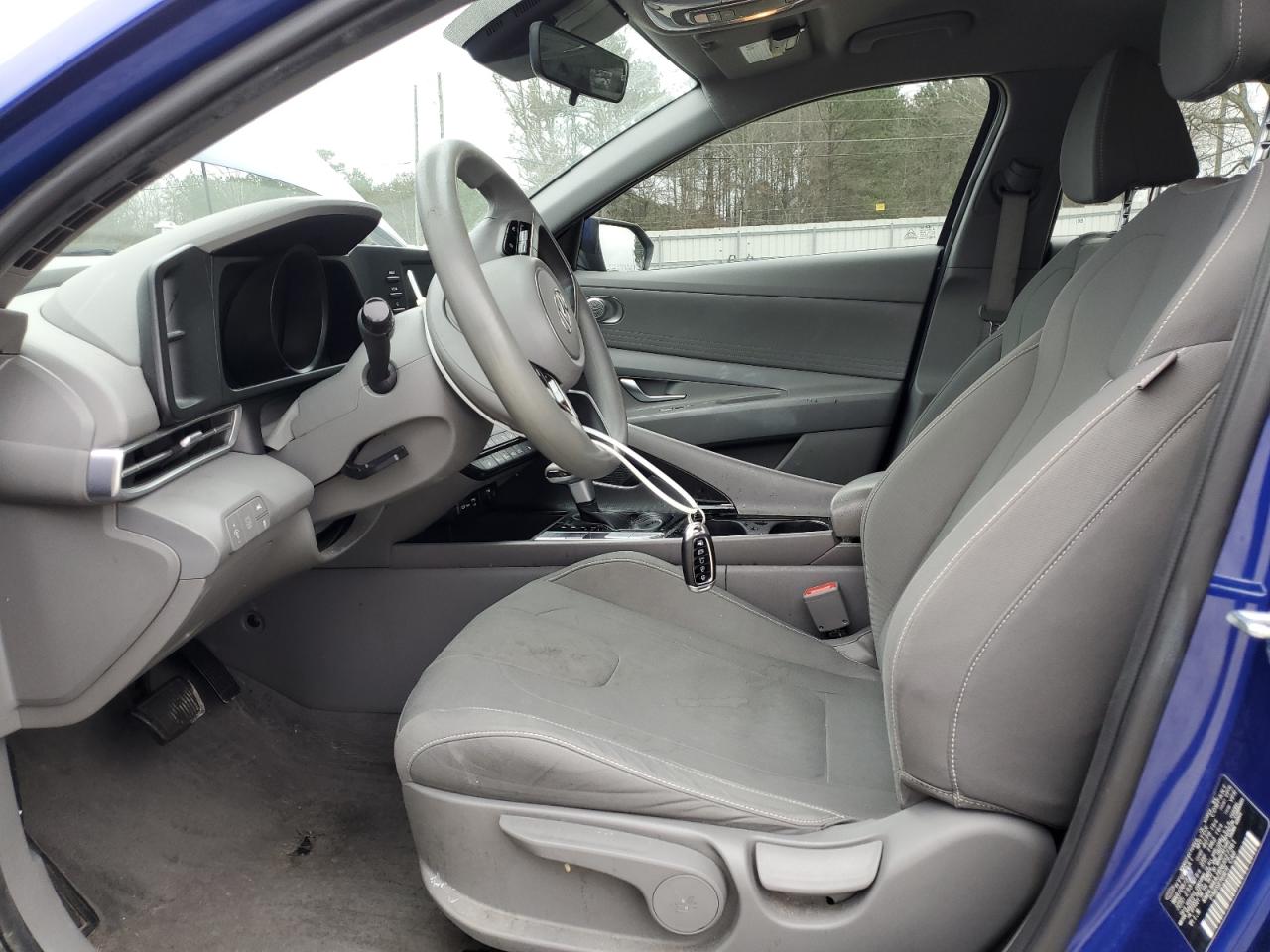 2022 HYUNDAI ELANTRA BLUE VIN:KMHLM4AJ6NU027361