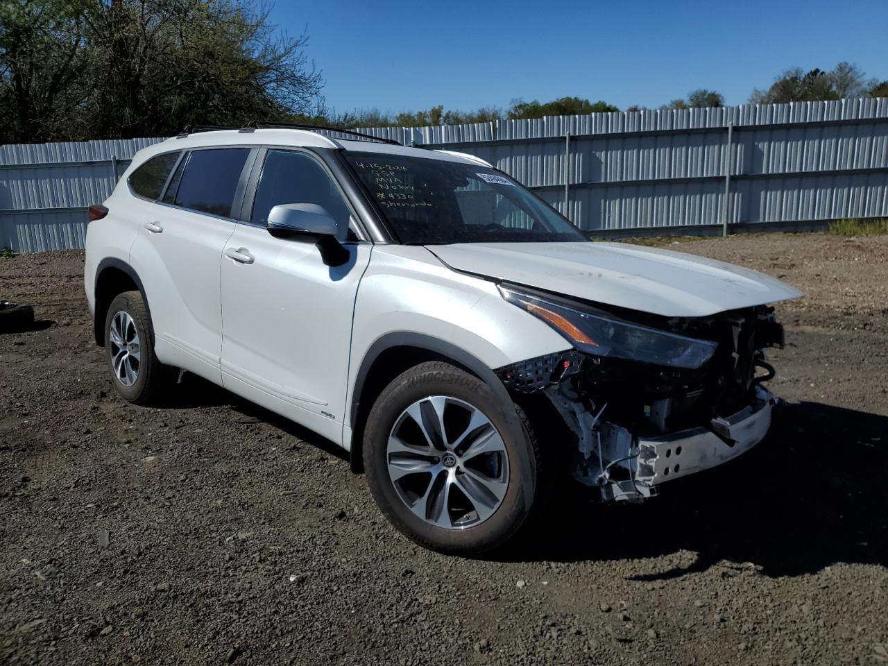 2023 TOYOTA HIGHLANDER HYBRID XLE VIN:5TDKBRCH8PS114330