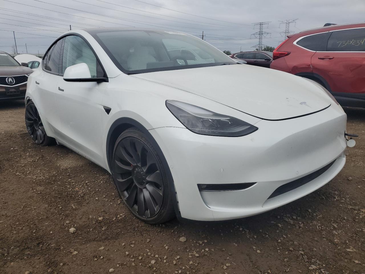 2022 TESLA MODEL Y  VIN:7SAYGDEFXNF375585