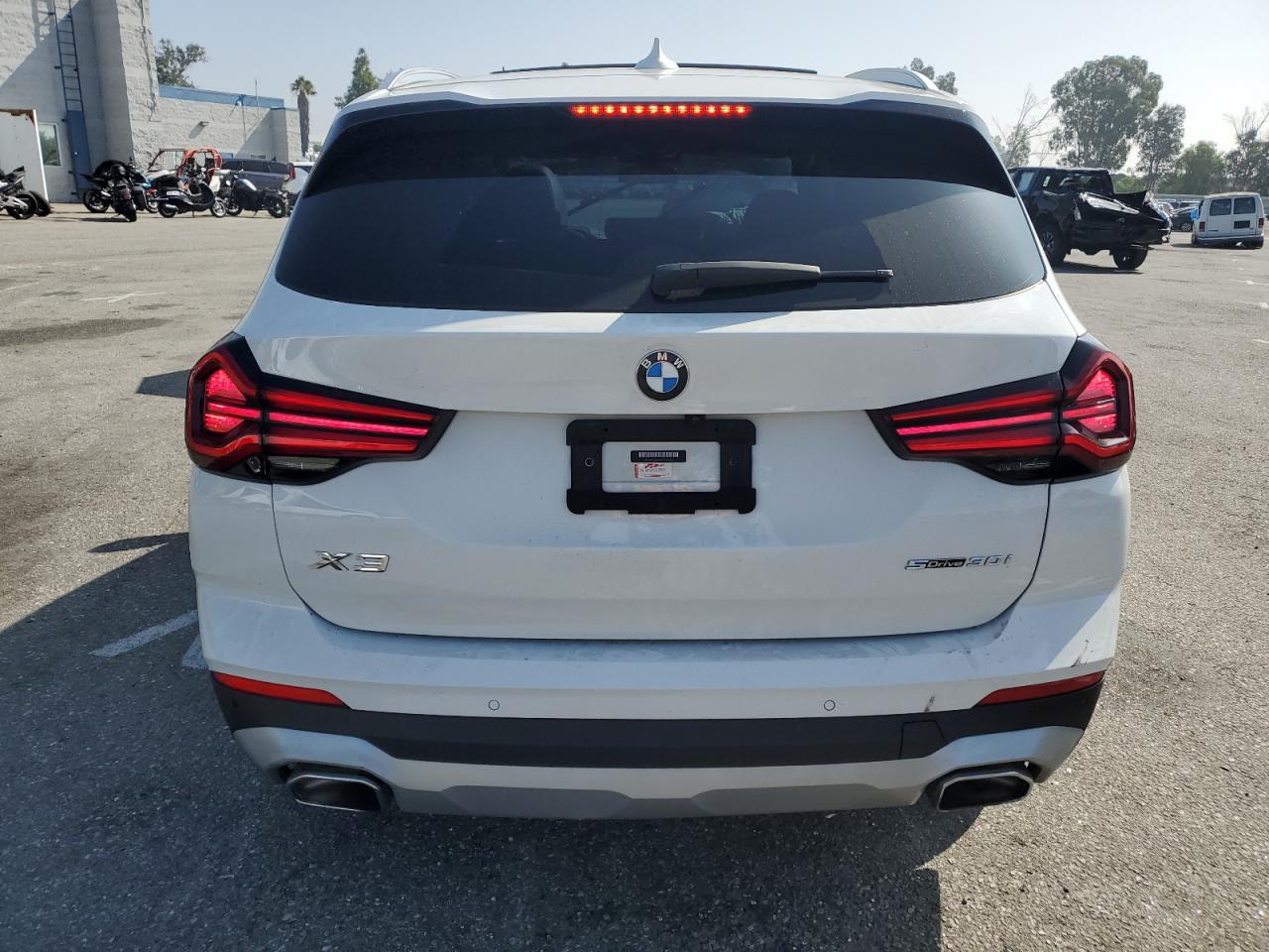 2022 BMW X3 SDRIVE30I VIN:5UX43DP09N9J34545