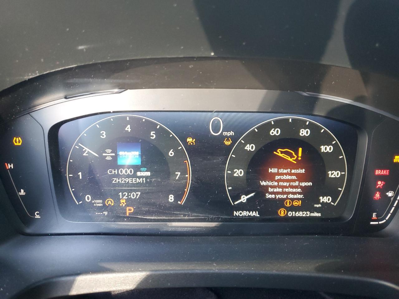 2023 HONDA PILOT ELITE VIN:5FNYG1H80PB043716