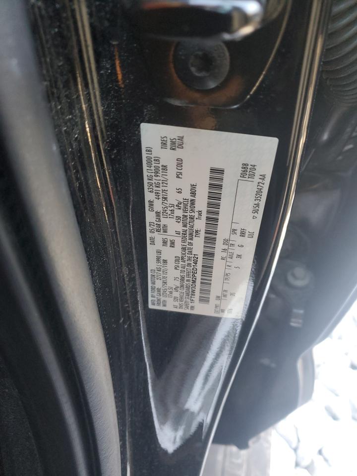 2023 FORD F350 SUPER DUTY VIN:1FT8W3DM2PED14021