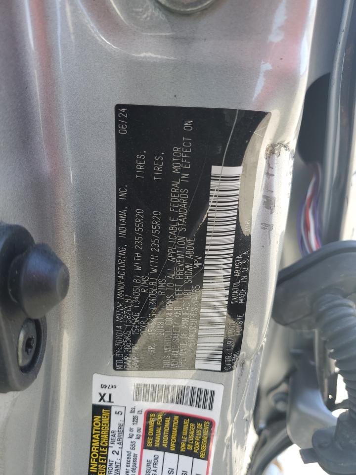 2024 TOYOTA HIGHLANDER LE VIN:5TDKDRAH3RS544265