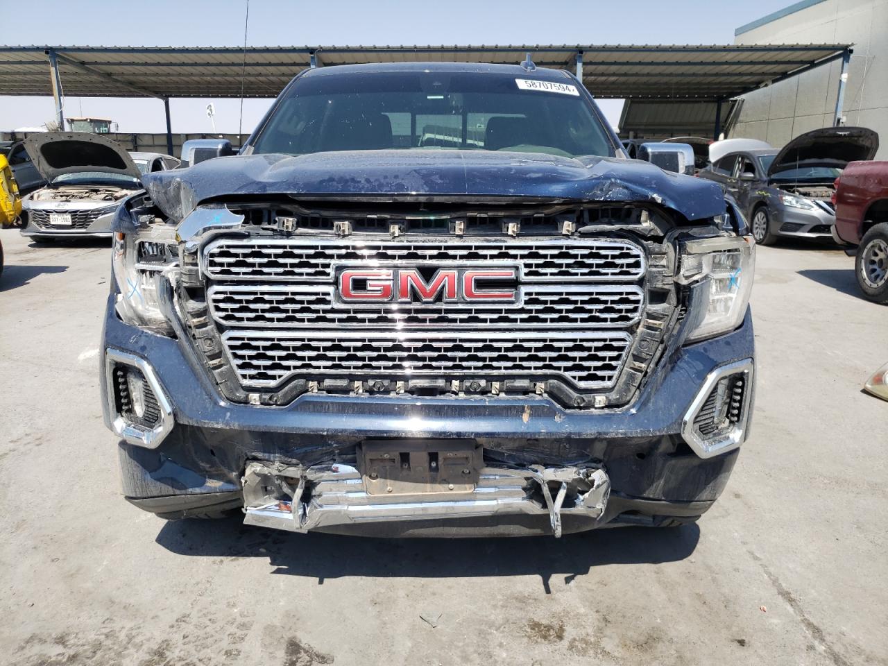 2022 GMC SIERRA LIMITED K1500 DENALI VIN:1GTU9FEL3NZ226615