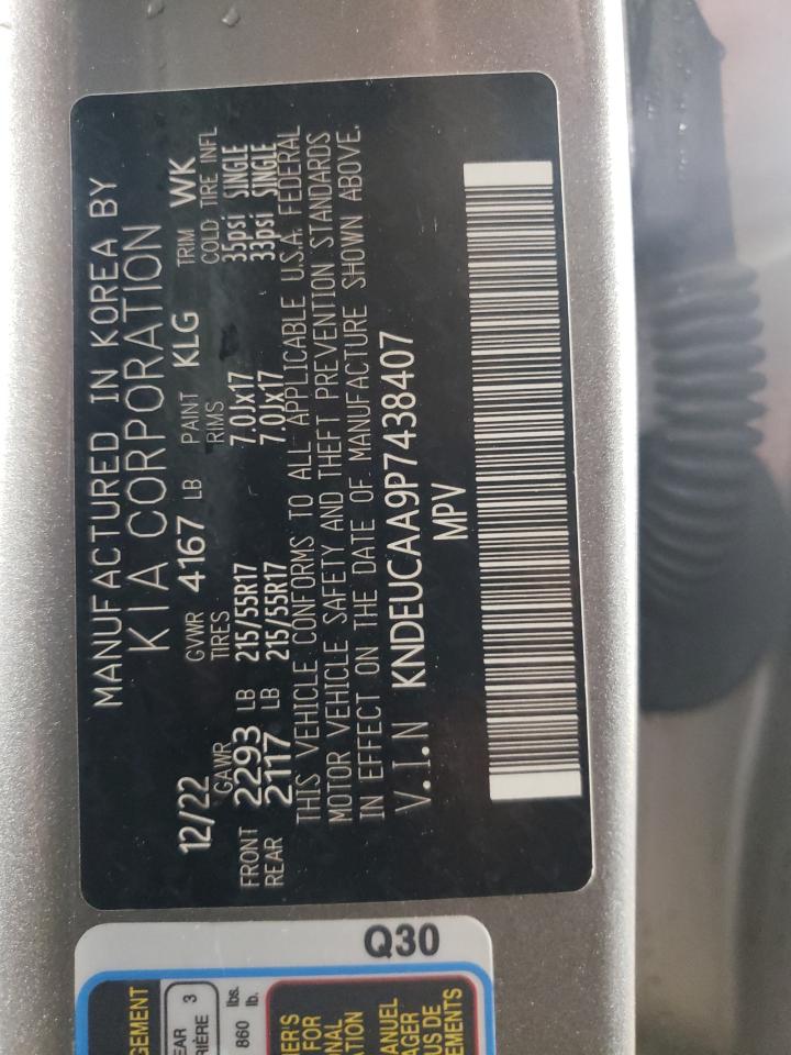 2023 KIA SELTOS S VIN:KNDEUCAA9P7438407
