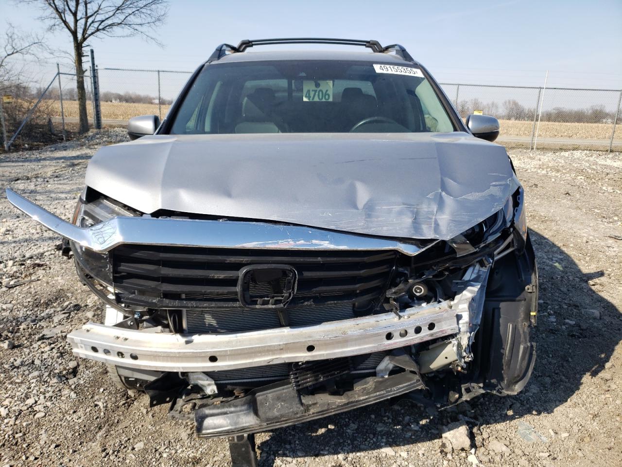 2022 HONDA RIDGELINE RTL VIN:5FPYK3F55NB007222