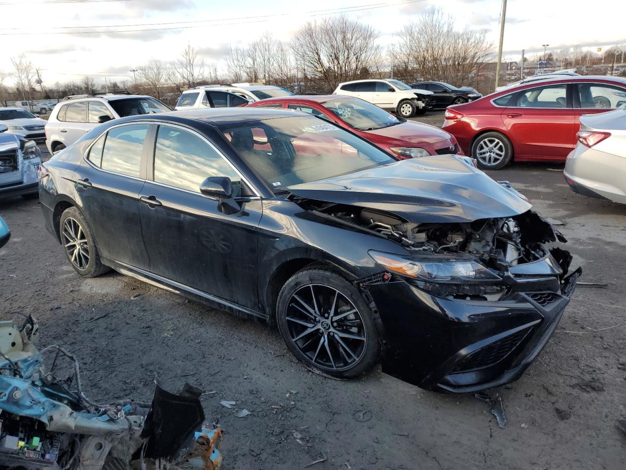 2022 TOYOTA CAMRY SE VIN:4T1G11AK0NU706155