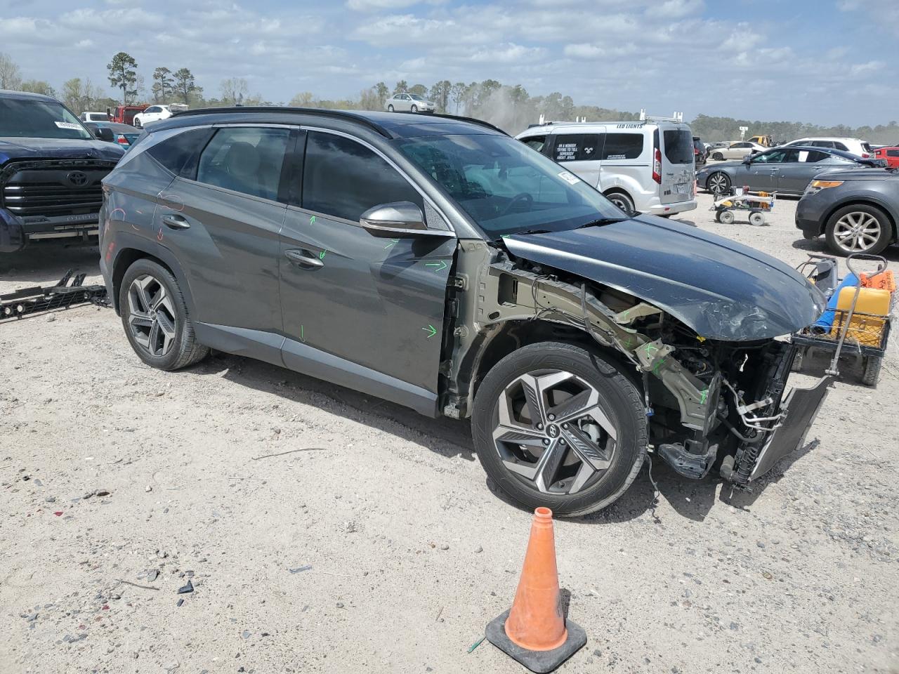 2022 HYUNDAI TUCSON LIMITED VIN:5NMJE3AE1NH050091