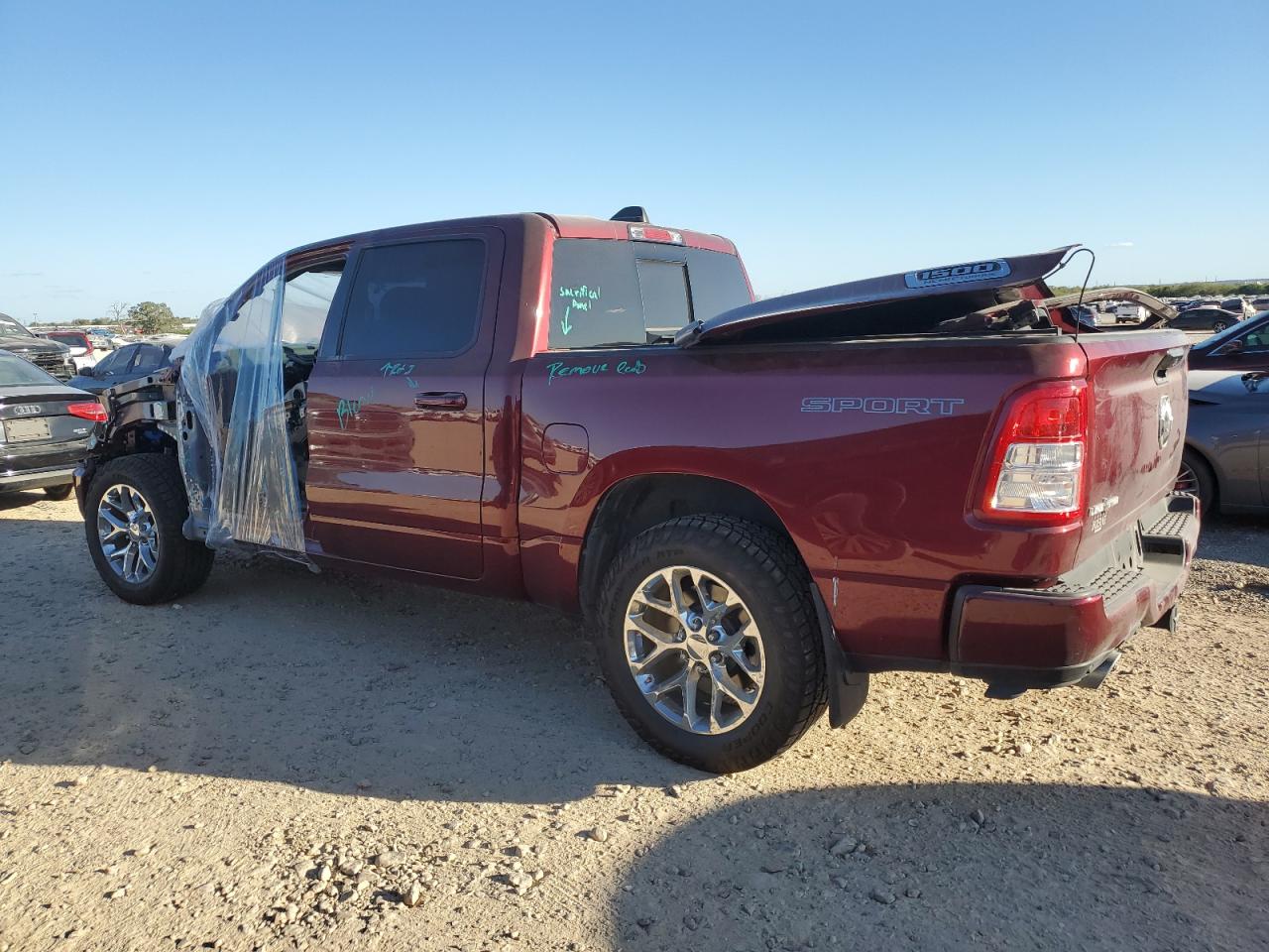 2022 RAM 1500 BIG HORN/LONE STAR VIN:1C6RREFT8NN445924