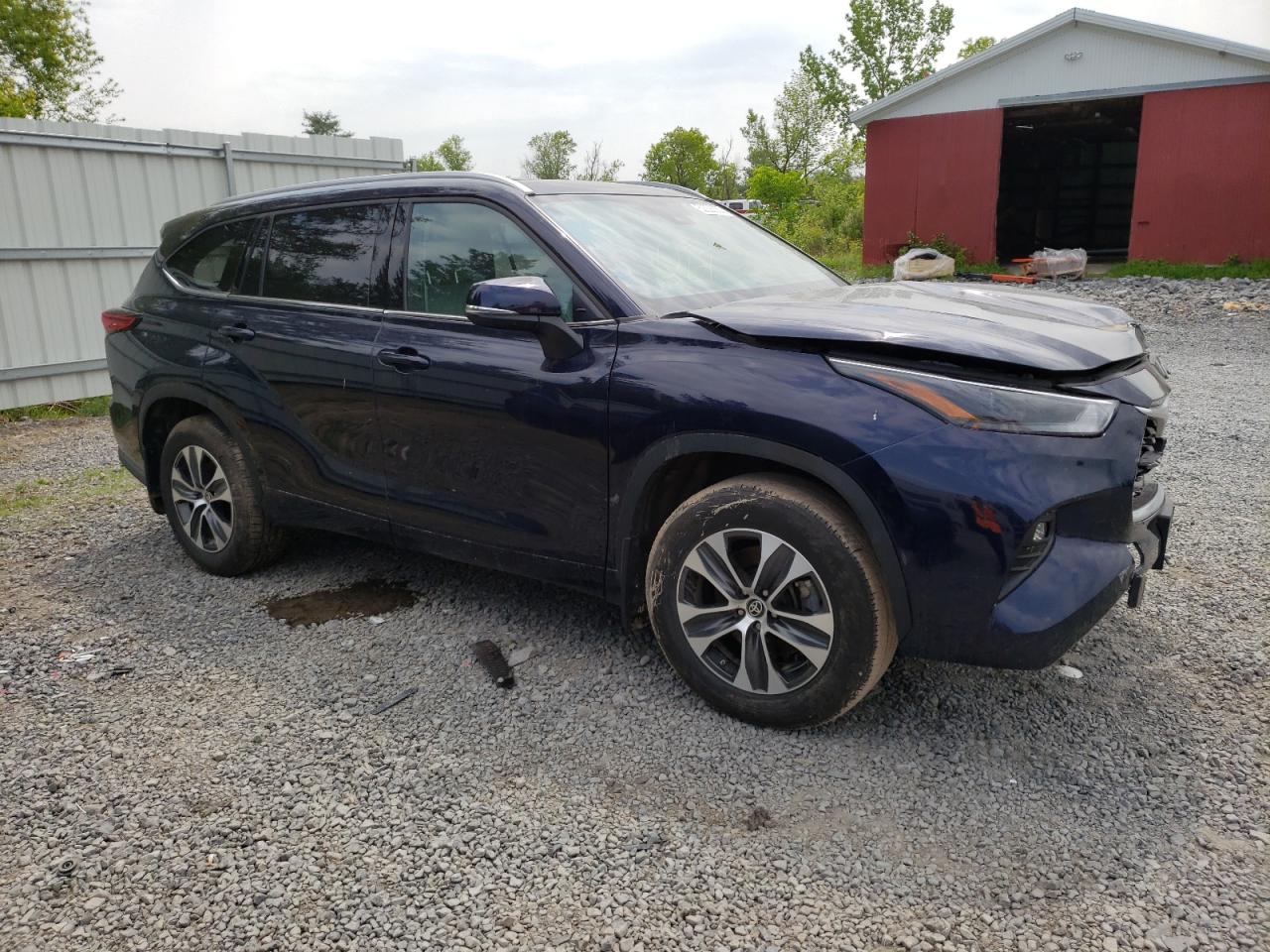 2022 TOYOTA HIGHLANDER XLE VIN:5TDGZRBH2NS247164