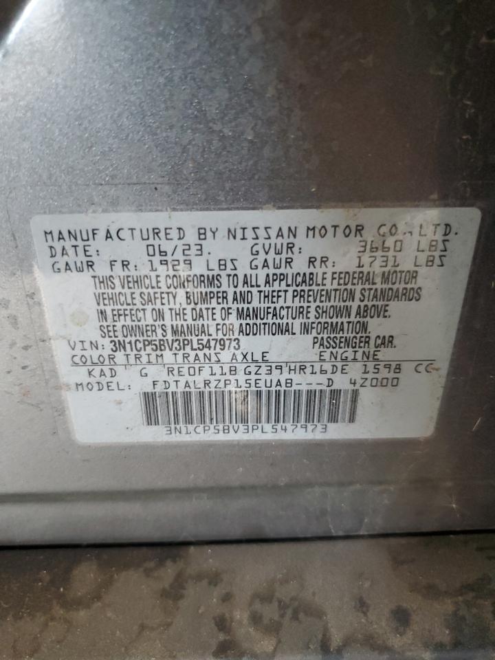2023 NISSAN KICKS S VIN:3N1CP5BV3PL547973