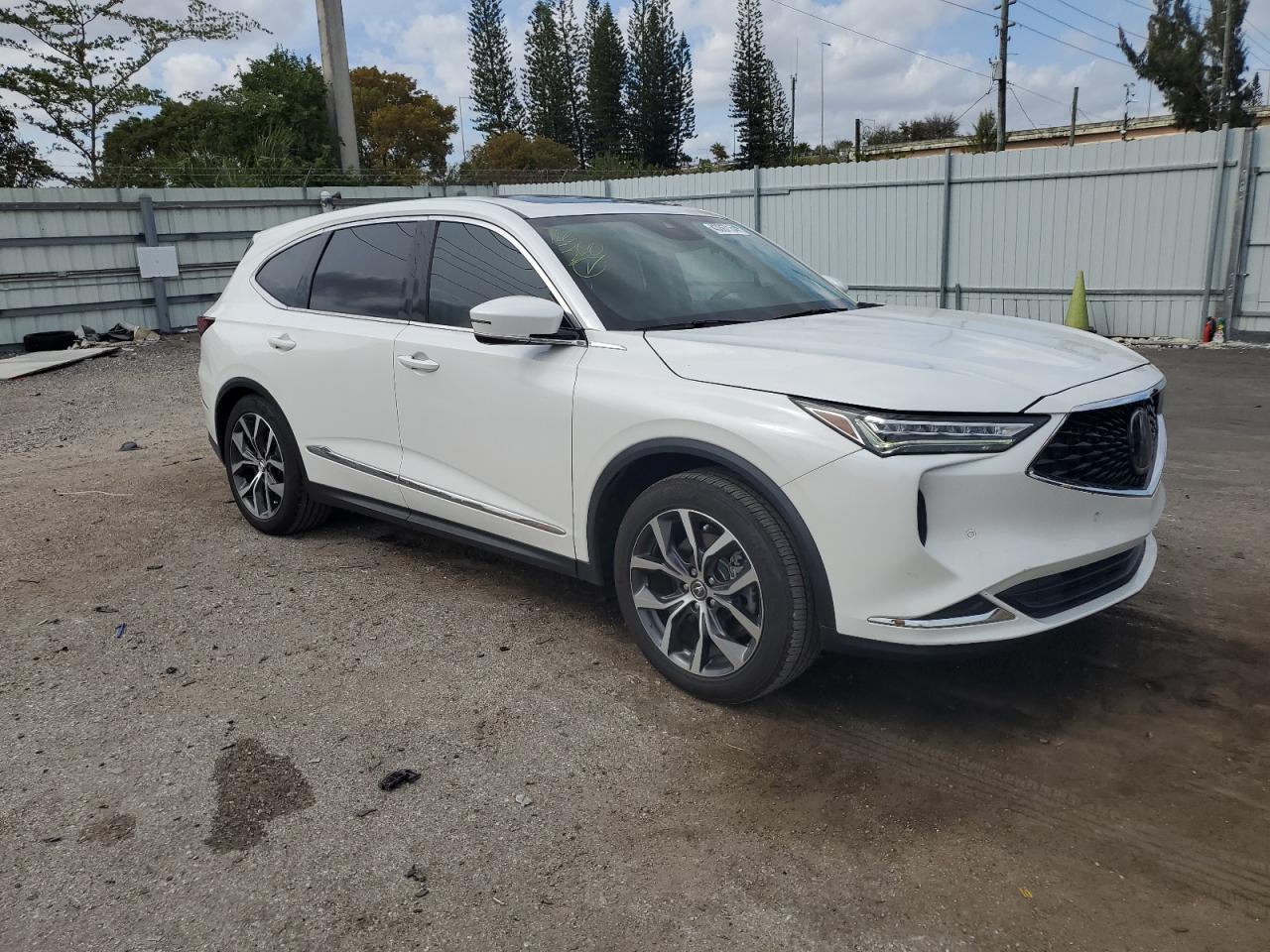 2022 ACURA MDX TECHNOLOGY VIN:5J8YD9H44NL005163