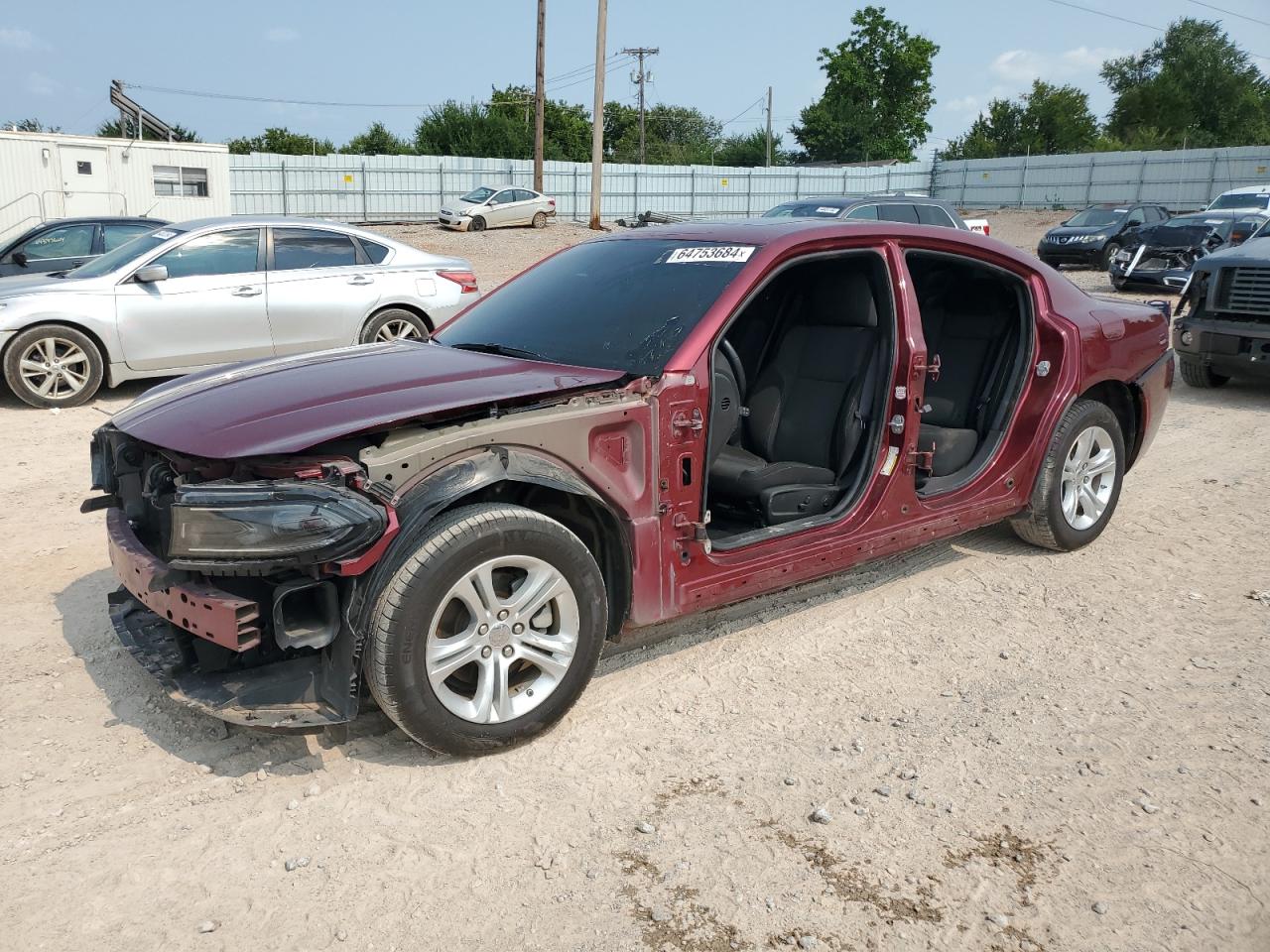 2022 DODGE CHARGER SXT VIN:2C3CDXBG0NH239950