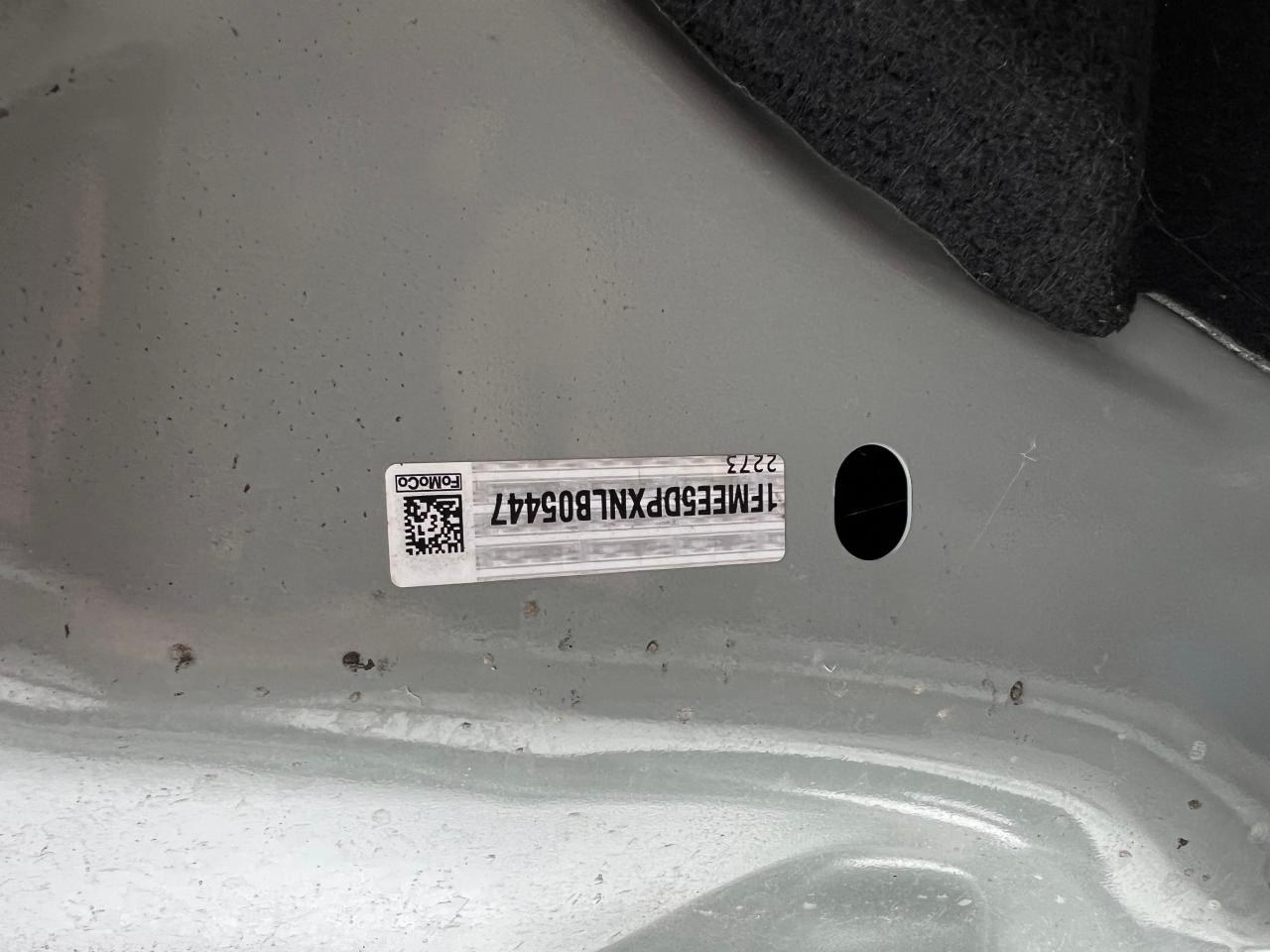 2022 FORD BRONCO BASE VIN:1FMEE5DPXNLB05447
