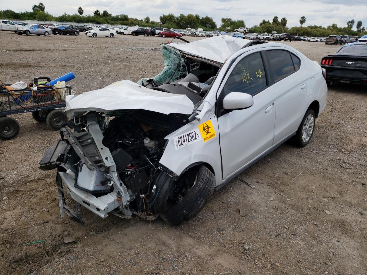 2022 MITSUBISHI MIRAGE G4 ES VIN:ML32FUFJ5NHF01057