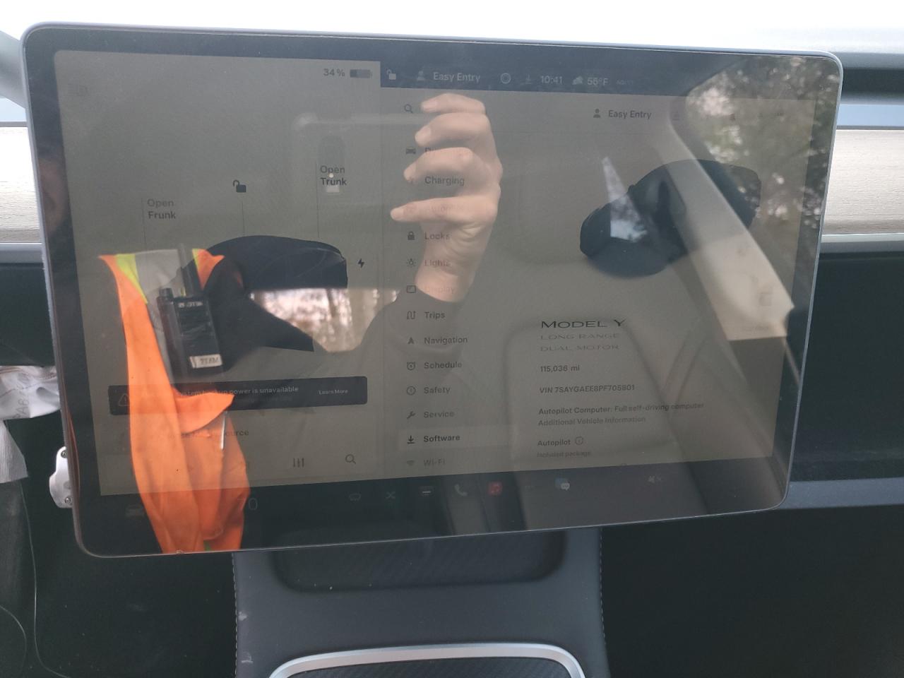 2023 TESLA MODEL Y  VIN:7SAYGAEE8PF705801