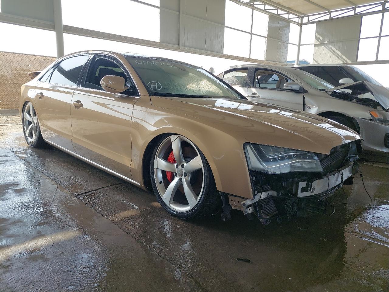 2014 AUDI A8 VIN:WAUR2BFD7EN******