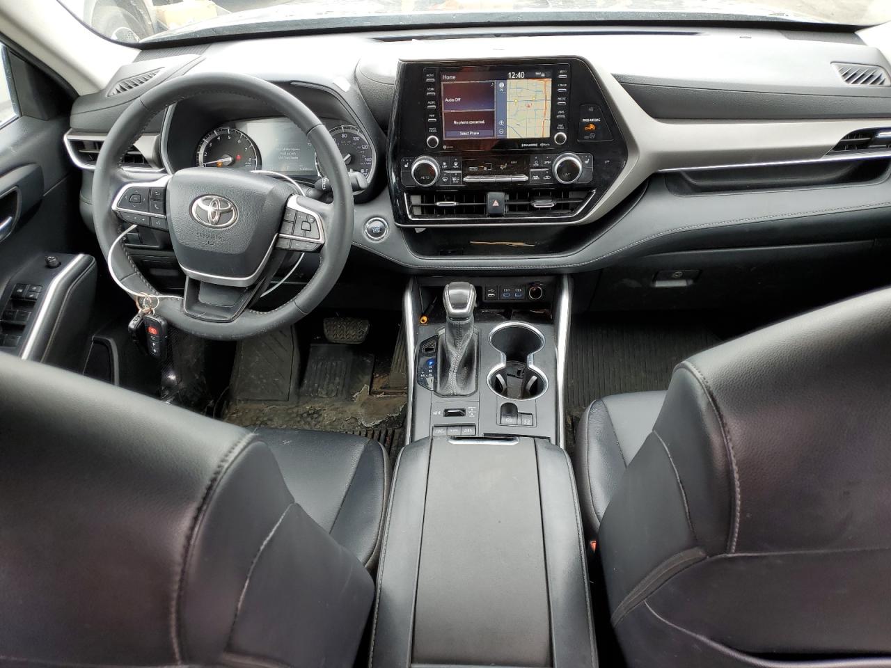 2022 TOYOTA HIGHLANDER XLE VIN:5TDHZRBH6NS250847