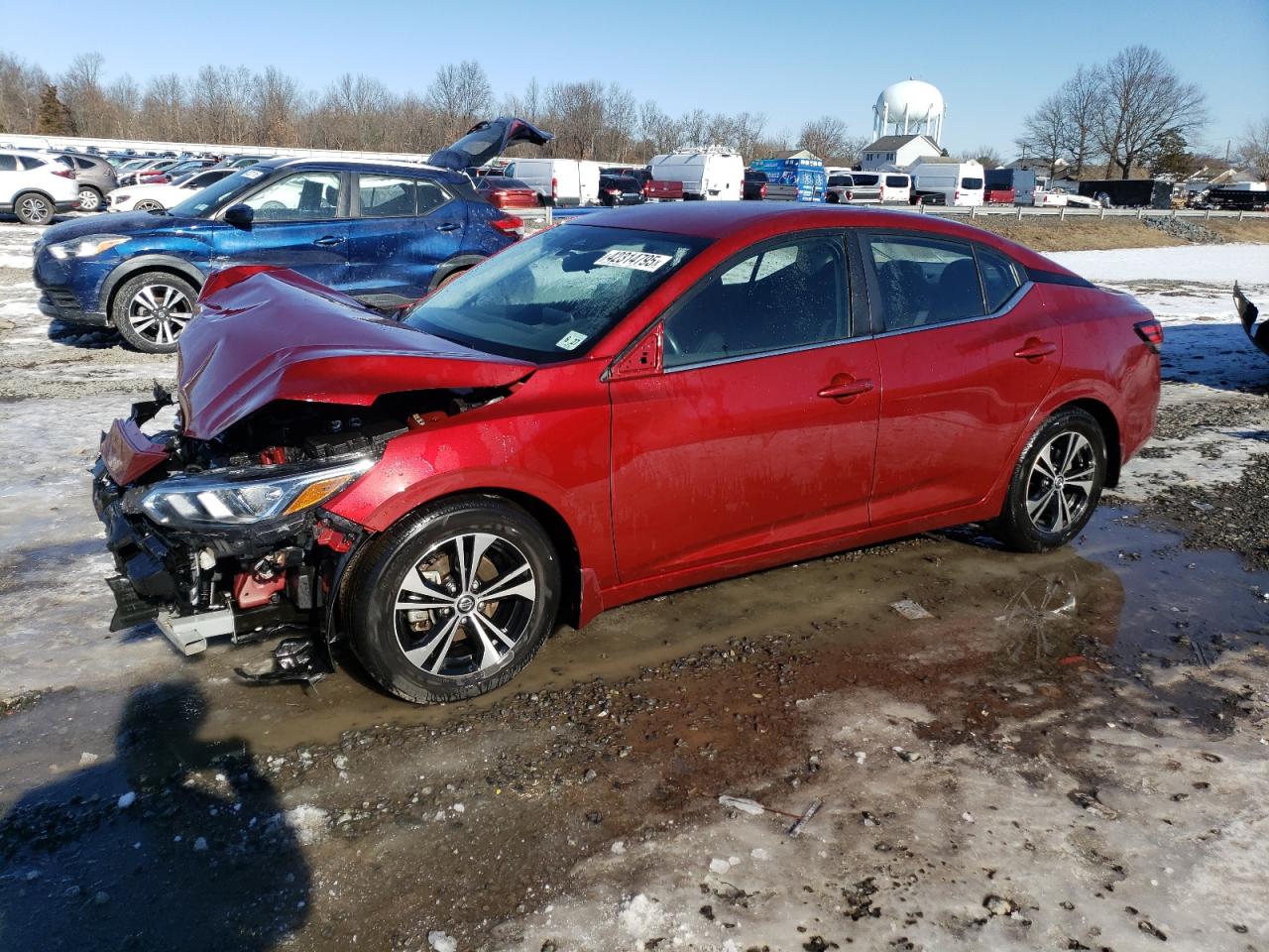 2022 NISSAN SENTRA SV VIN:3N1AB8CV7NY251750