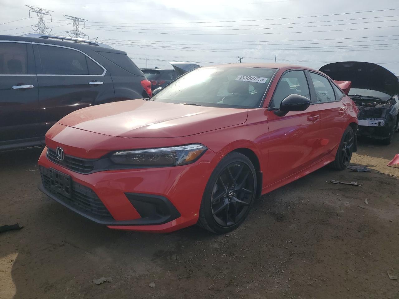 2022 HONDA CIVIC SPORT VIN:2HGFE2F56NH591031