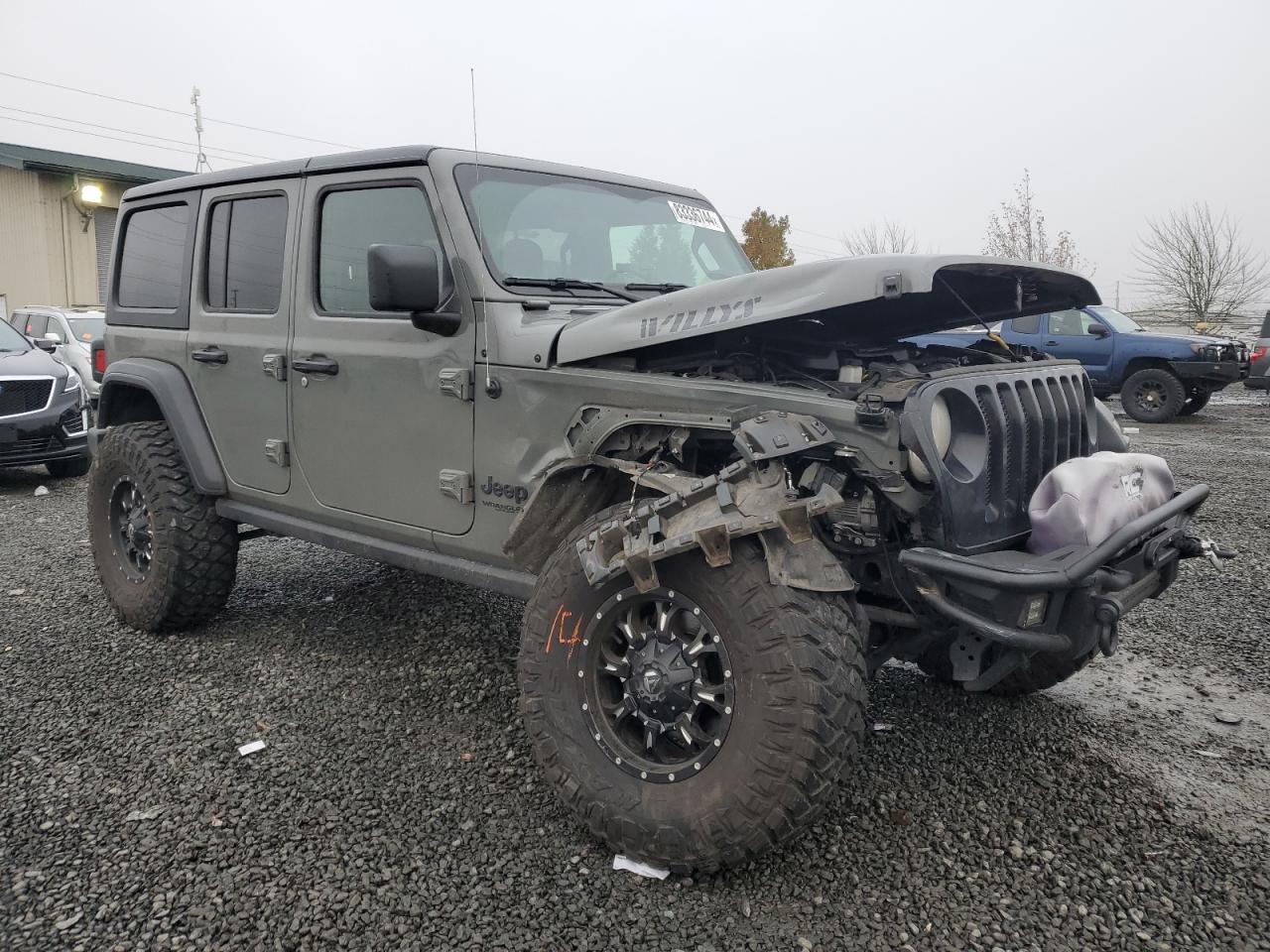 2022 JEEP WRANGLER UNLIMITED SPORT VIN:1C4HJXDM1NW241284
