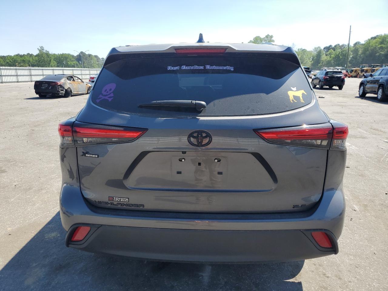 2022 TOYOTA HIGHLANDER XLE VIN:5TDGZRAH3NS560077