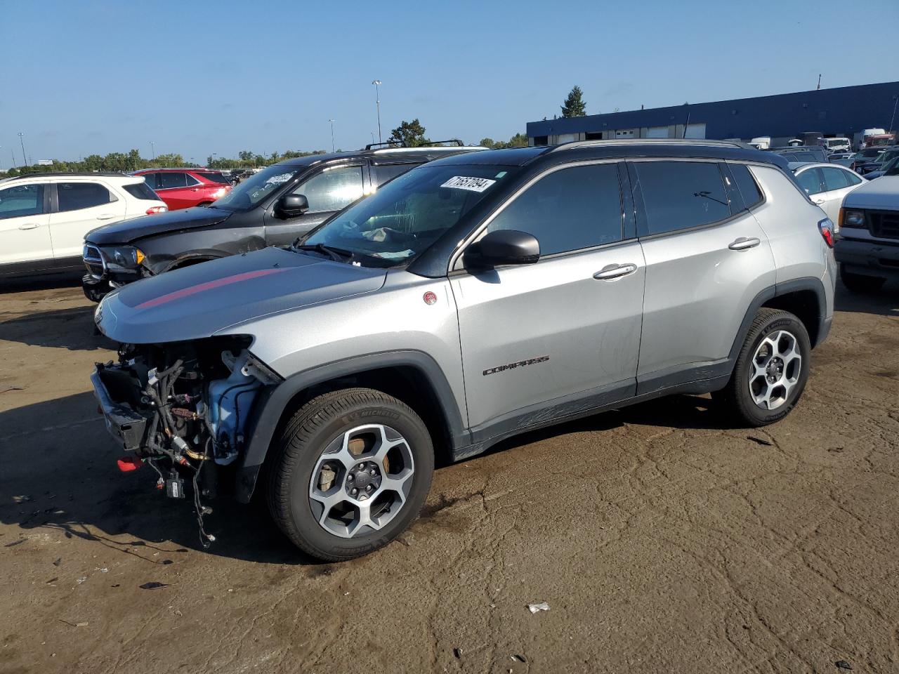 2022 JEEP COMPASS TRAILHAWK VIN:3C4NJDDB9NT132495