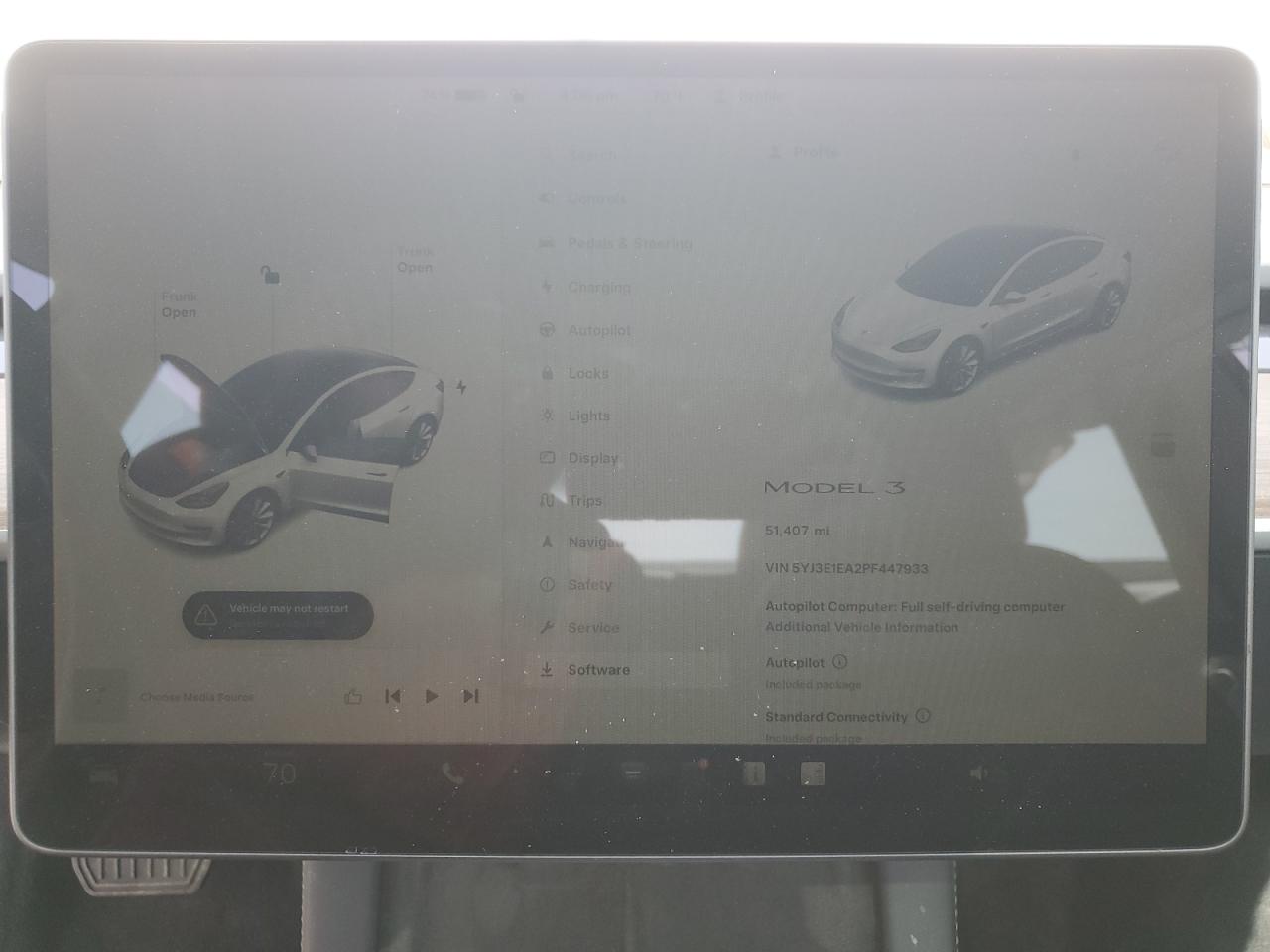 2023 TESLA MODEL 3  VIN:5YJ3E1EA2PF447933