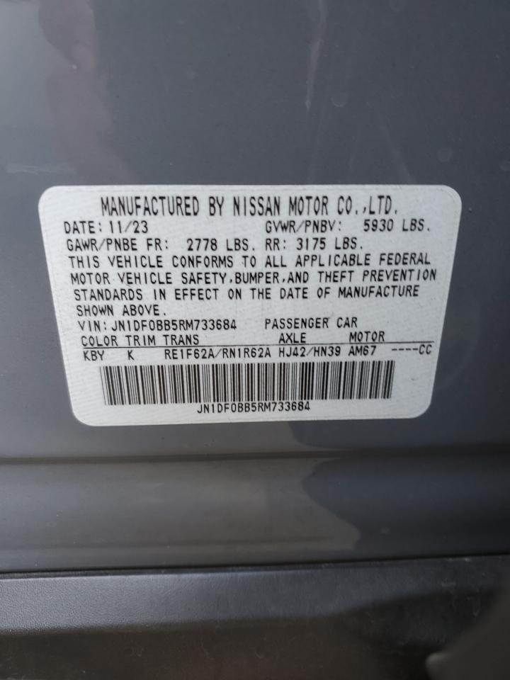 2024 NISSAN ARIYA EVOLVE+ VIN:JN1DF0BB5RM733684