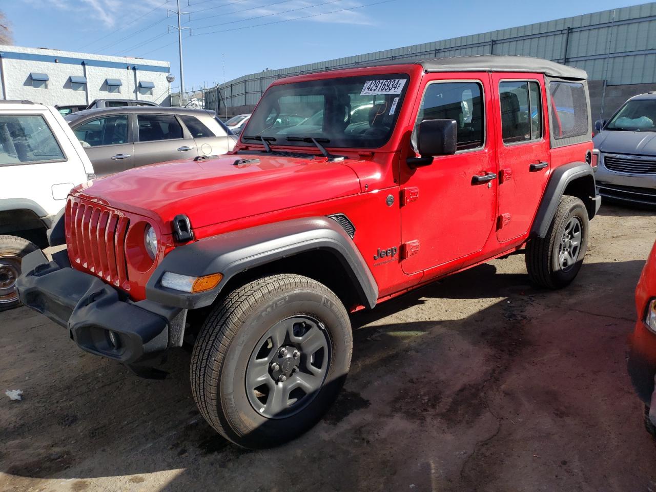 2023 JEEP WRANGLER SPORT VIN:1C4HJXDG0PW667741