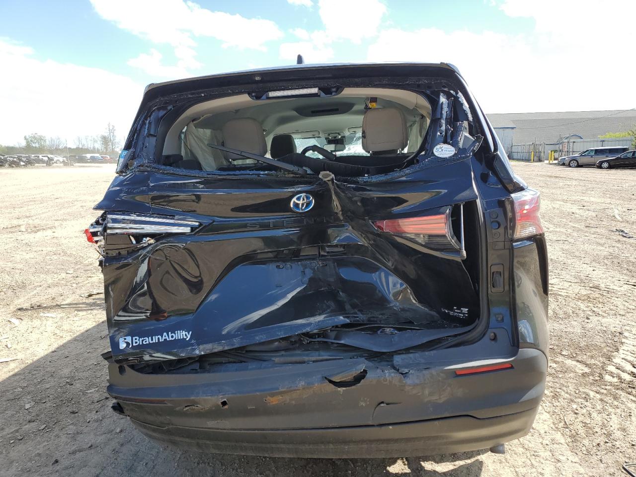 2022 TOYOTA SIENNA LE VIN:5TDKRKEC3NS133210