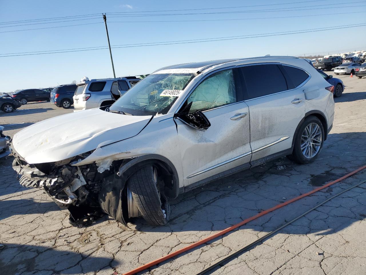 2022 ACURA MDX ADVANCE VIN:5J8YE1H87NL047599
