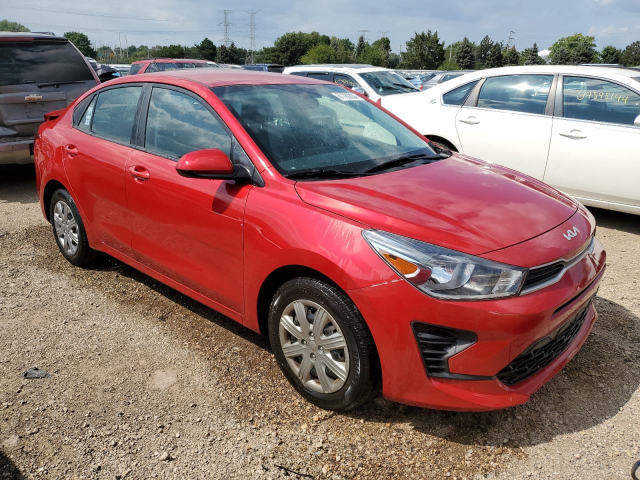 2022 KIA RIO LX VIN:3KPA24AD2NE479012