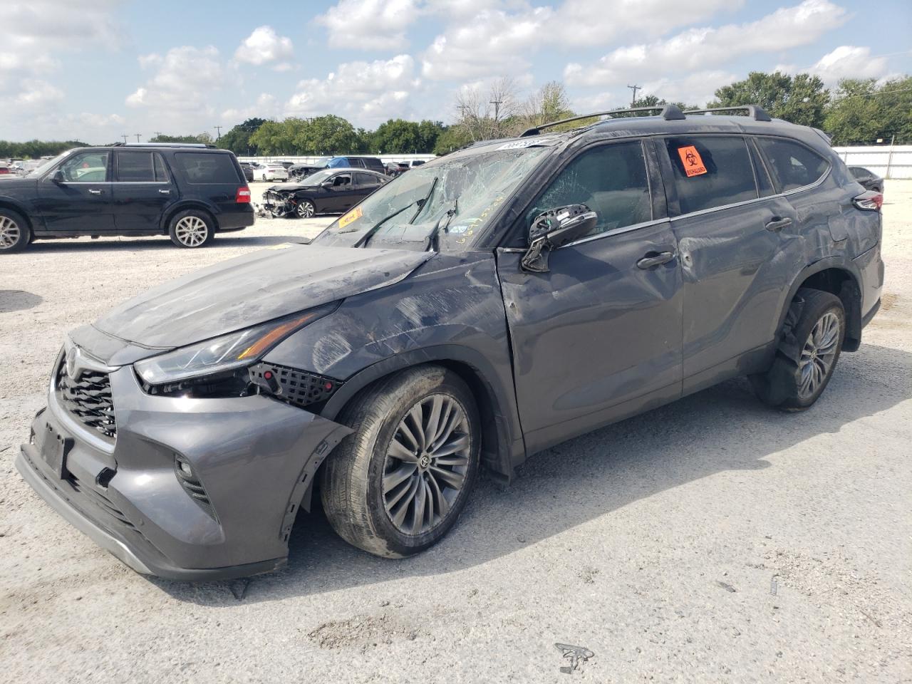 2022 TOYOTA HIGHLANDER PLATINUM VIN:5TDFZRAH4NS091500