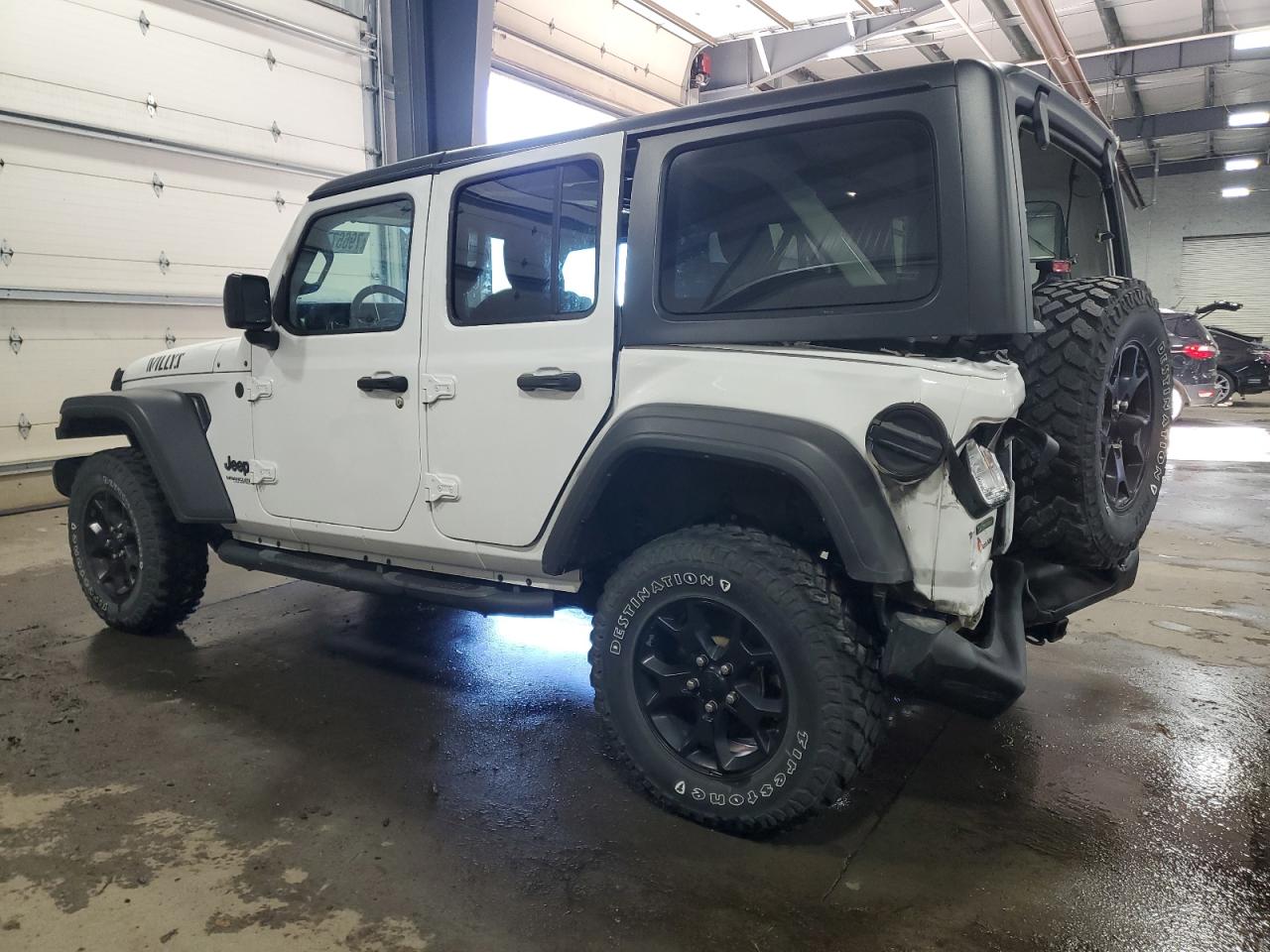 2022 JEEP WRANGLER UNLIMITED SPORT VIN:1C4HJXDM7NW244562